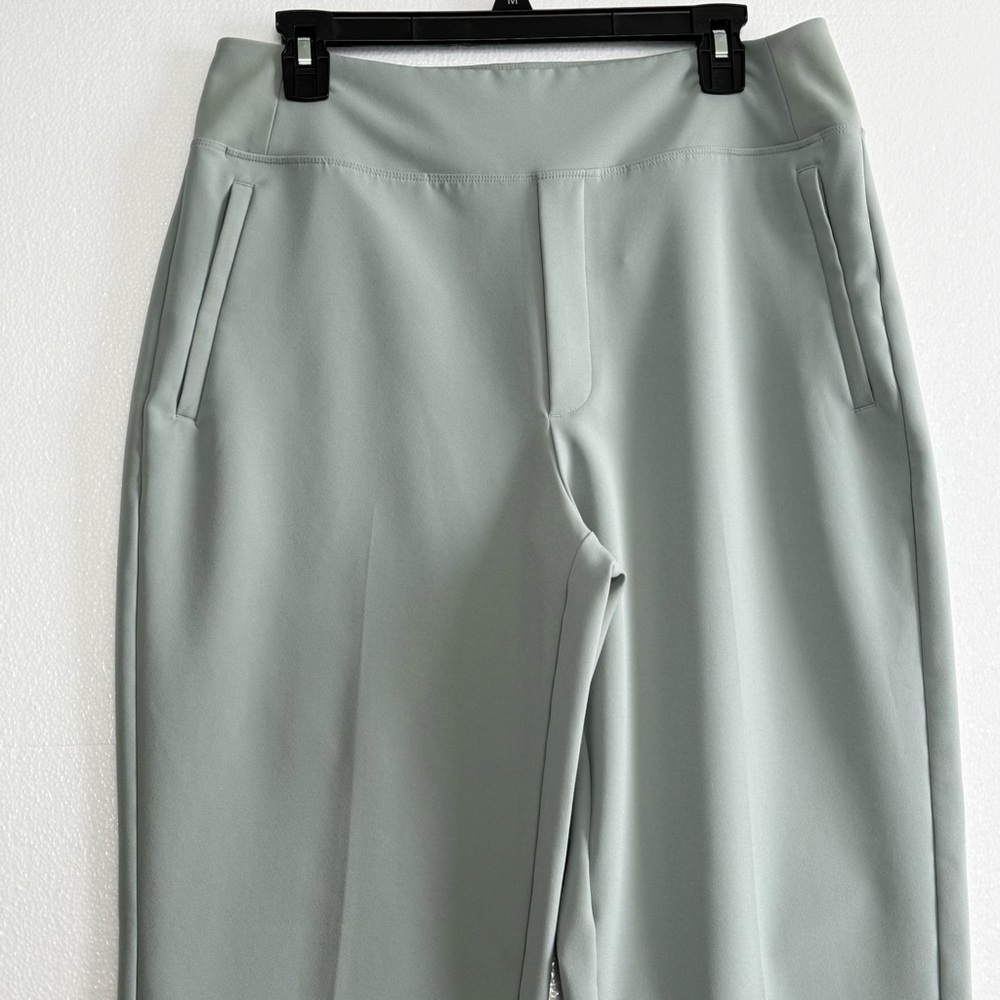 Athleta Endless High Rise Pants Women 12 T Work Travel Ankle Length Vera Green - Picture 5 of 15